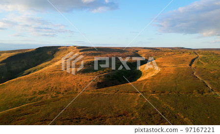 Amazing landscape at Snake Pass in the Peak District National Park - travel photography 97167221