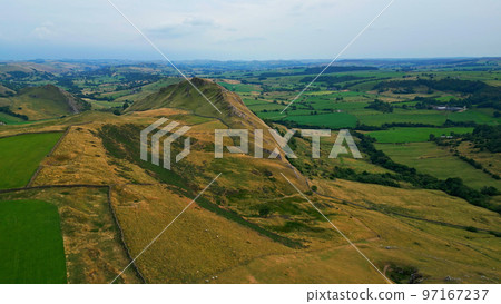 Peak District National Park - aerial view - travel photography 97167237