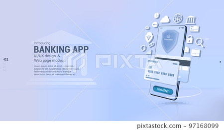 Online banking application with reliable protection. Online payments 97168099