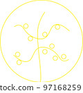 Yellow illumination motif logo 97168259