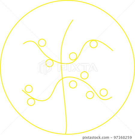 Yellow illumination motif logo 97168259
