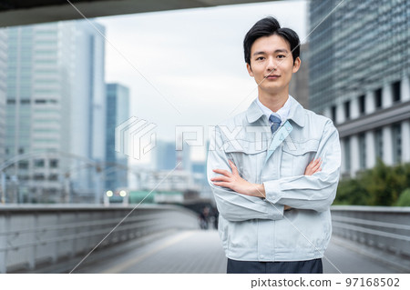 Men in work clothes 97168502