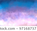 Wallpaper starry sky watercolor background 97168737