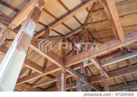 Two-story wooden house Two-story wooden house 97169160