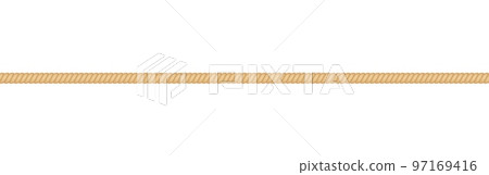 Nautical loops. Vector knots for rope. Realistic knot round and square borders. Marine ropes 97169416