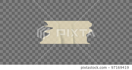 Adhesive tape. Sticky paper strip. Vector realistic scotch tapes Adhesive tape. Sticky paper strip. Vector realistic scotch tapes 97169419