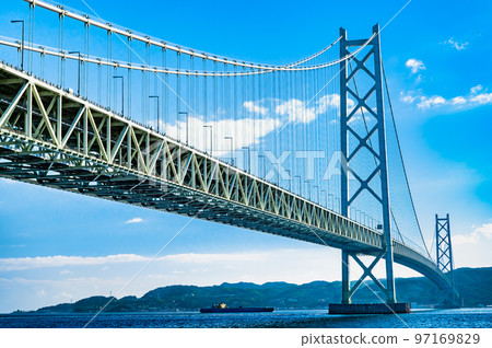 Hyogo Prefecture Akashi Kaikyo Bridge ~From Maiko Park~ Hyogo Prefecture Akashi Kaikyo Bridge ~From Maiko Park~ 97169829