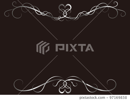 elegant heart frame 3 97169838