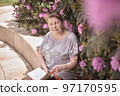 A senior woman in the Park. 97170595