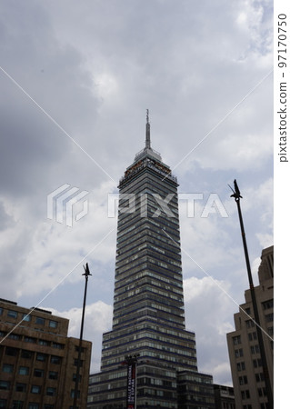 Latin America Tower in Mexico City Old Town 97170750