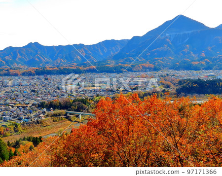 從天文台看深秋秩父市的繆斯公園 97171366