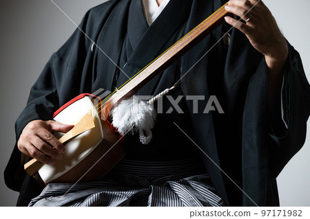 大鬍子的日本樂器系列三味線 97171982