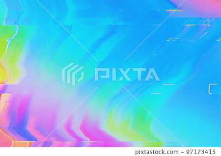 Motion Glitch Multicolored Distorted textured psychedelic background 97173415