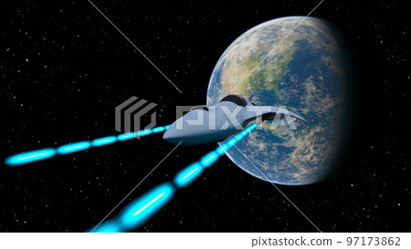 太空船和地球 太空船和地球 97173862