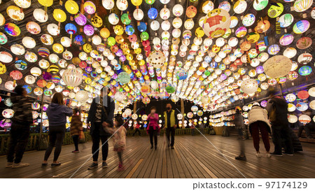 lanterns, lantern festival, people tide, lantern festival, lanterns, lantern festival, crowd, lantern festival 97174129