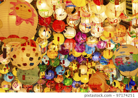 燈籠 ，元宵節， 台灣 ，ランタン, ランタン フェスティバル, 台湾,Lanterns, 97174251