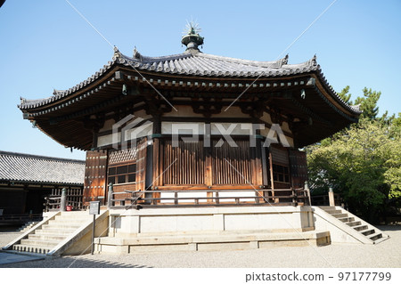 Horyu-ji Temple, Horyuji, Nara Prefecture, Ikaruga Town, Shotoku sect, head temple, temple, Shaka Nyorai, Ikaruga Temple, squid 97177799