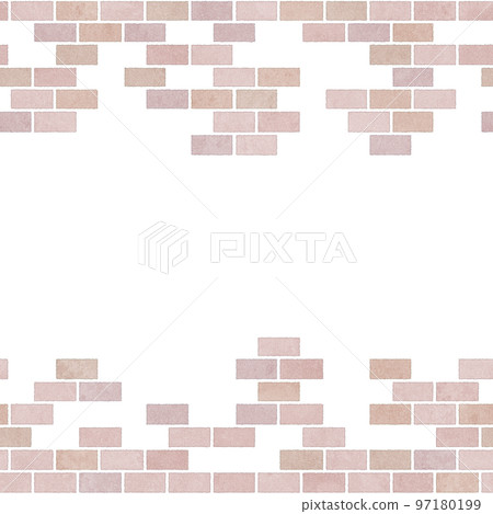 Brick tile frame material seamless Brick tile frame material seamless 97180199