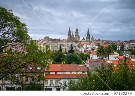 Alameda park and city view, Santiago de Compostela, Galicia, Spain Alameda park and city view, Santiago de Compostela, Galicia, Spain 97180279