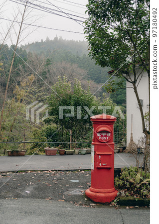 Postbox at Kurokawa onsen village in Kumamoto, Japan Postbox at Kurokawa onsen village in Kumamoto, Japan 97180492