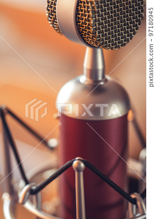 Professional microphone for sound recording, macro photography. 97180945