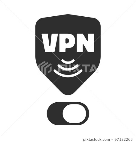 Vpn button icon vector black and white isolated graphic button, virtual private network server symbol pictogram design cut out image Vpn button icon vector black and white isolated graphic button, virtual private network server symbol pictogram design cut out image 97182263