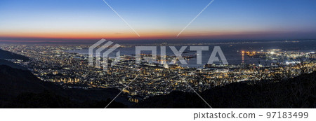 Night view of Kobe at Kikuseidai, Nada Ward, Kobe City 97183499