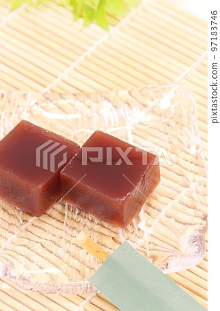 Mizuyokan sweet tea cake Momiji Mizuyokan sweet tea cake Momiji 97183746