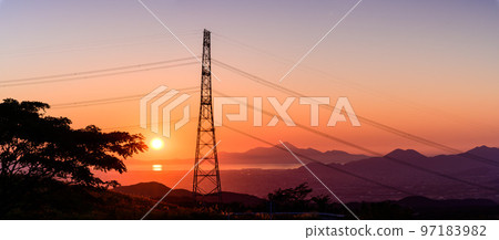 最美夕陽鮮為人知的觀光地:長崎縣熊本市區全景、有明海、天草、普賢山 最美夕陽鮮為人知的觀光地:長崎縣熊本市區全景、有明海、天草、普賢山 97183982