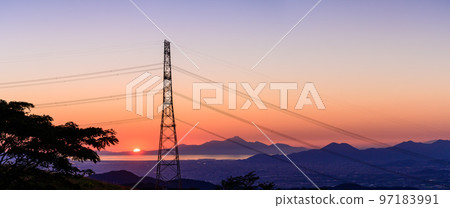 最美夕陽鮮為人知的觀光地:長崎縣熊本市區全景、有明海、天草、普賢山 最美夕陽鮮為人知的觀光地:長崎縣熊本市區全景、有明海、天草、普賢山 97183991