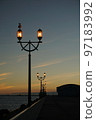 Kushiro street at dusk 97183992