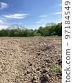 Mount Yotei and soybean sprouts 97184549