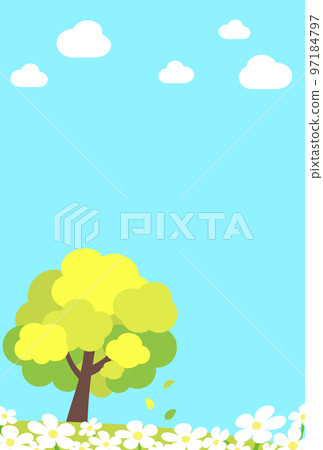 Background illustration _ tree 97184797