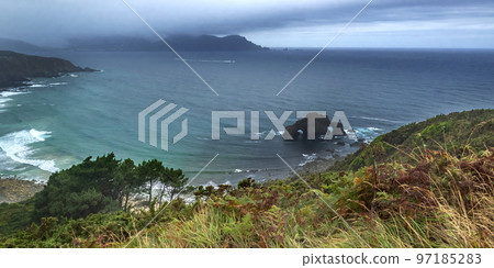 Seascape from Pena Furada Viewpoint, Ortigueira, Spain Seascape from Pena Furada Viewpoint, Ortigueira, Spain 97185283