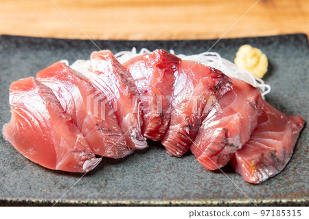 Delicious bonito sashimi Delicious bonito sashimi 97185315