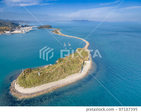 Drone aerial photography of Narigashima (Sumoto City, Hyogo Prefecture) Drone aerial photography of Narigashima (Sumoto City, Hyogo Prefecture) 97187395