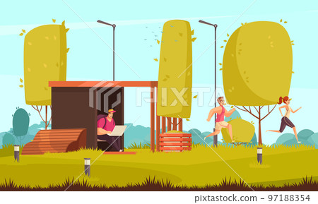 City Park Flat Composition City Park Flat Composition 97188354