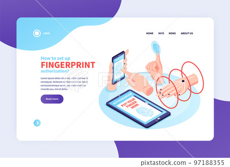Biometric Identification Landing Page Biometric Identification Landing Page 97188355
