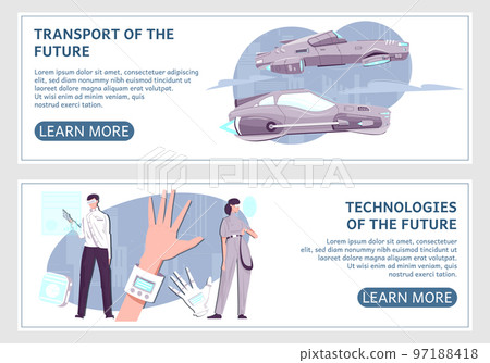 Technologies Of Future Horizontal Banners 97188418