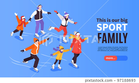 Sport Family Horizontal Banner Sport Family Horizontal Banner 97188693