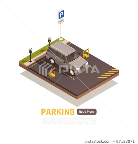 Parking Isometric Element 97188871