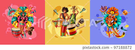 Brazil Carnival Design Concept Brazil Carnival Design Concept 97188872