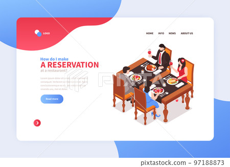 Restaurant Reservation Landing Page 97188873