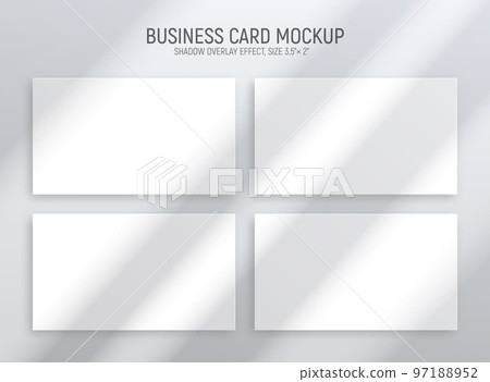 Horizontal Business Cards Set Horizontal Business Cards Set 97188952