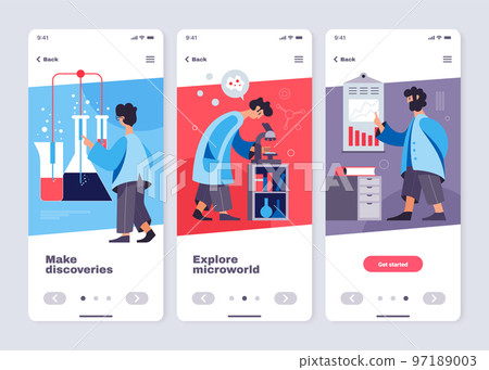 Science Laboratory Vertical Banners 97189003