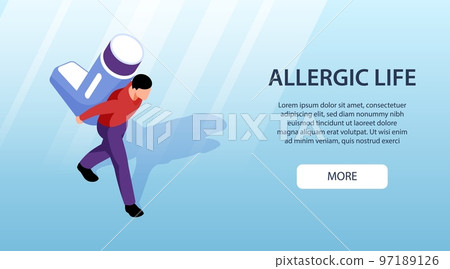 Allergy Horizontal Banner 97189126