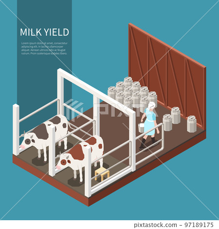 Milk Production Concept 97189175