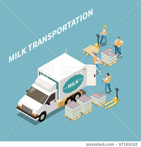Milk Transportation Concept 97189182
