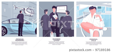 Premium People Backgrounds Set 97189186