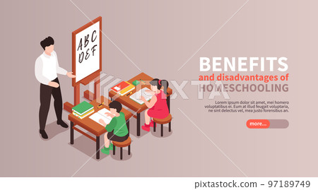 Home Schooling Horizontal Banner Home Schooling Horizontal Banner 97189749